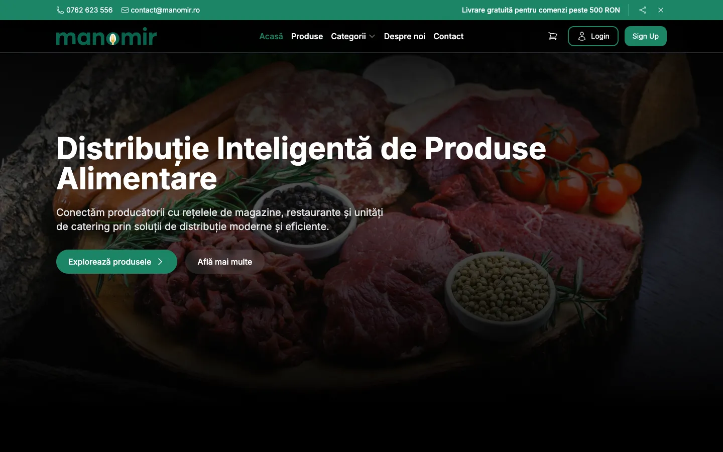 manomir.ro — captură a site-ului